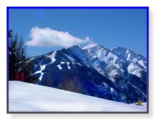 Beautiful Aspen mountains and ski resorts