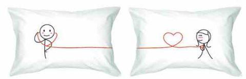 Hearts Beat Pillowcase Set