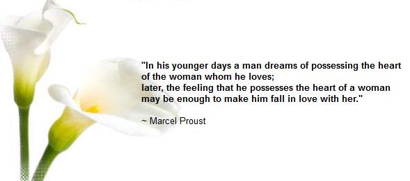 Heart of a Woman - Quote from Proust