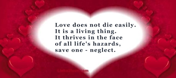 Love does not die easily...