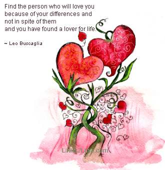 Find a lover for life - love quote