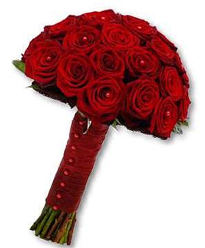 All red bouquet