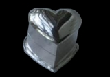 Silver Heart-shaped - Romantic Ring Box