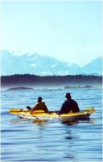 Alaska romantic double kayaking