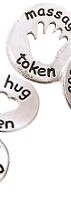 What could be cuter than genuine pewter LOVE TOKENS?