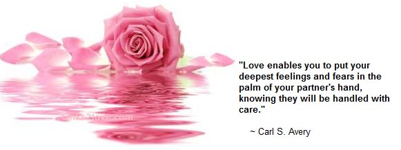 Knowing your deepest feelings will be handled with care
