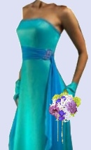 turquoise bridesmaids dresses