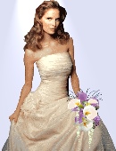 Cream, ivory wedding gown