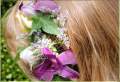 Lavender and yellow bridal bouquets wedding flowers