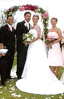 Pink wedding flowers, summer weddings and wedding flower decor for a pink wedding