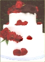 Click to go to wedding cakes for red-themed weddings