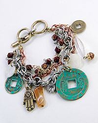 Elegant Metallic Bauble Bracelet