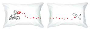 Say I Love You Pillowcase Set - White