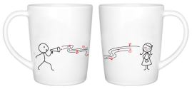 Love Songs Matching Mug Set