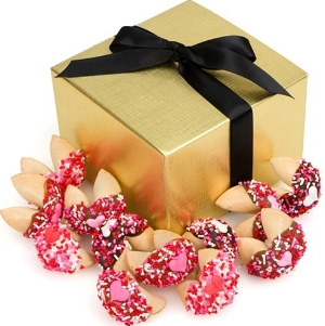 Romantic Hand Dipped Decorated Gourmet Fortune Cookies