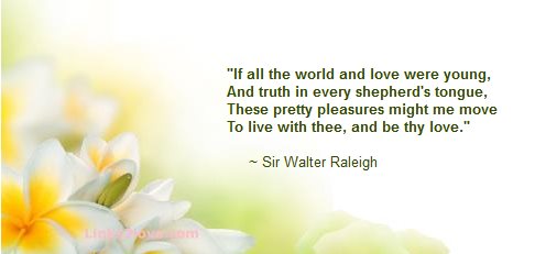 Live with thee and be my love