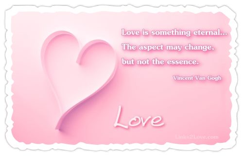 Love is Eternal - Valentine Love Quote