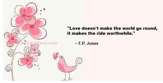 Love makes the ride worthwhile