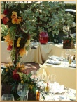 Burnished wedding decor