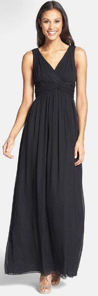 Bridesmaids dresses in black