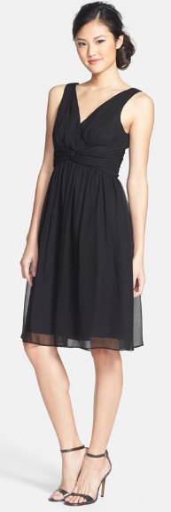 Black bridesmaid dress