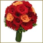 MORE Bridal gowns, bridesmaid dresses with Fall / Winter flower color tones